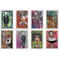 Ranger Dyan Reaveley Dylusions Adhesive Canvas Images Set 2 (8sheets) (DYA52760)